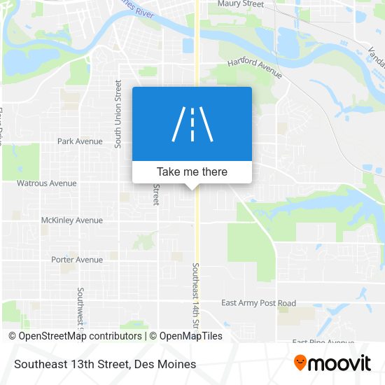Mapa de Southeast 13th Street