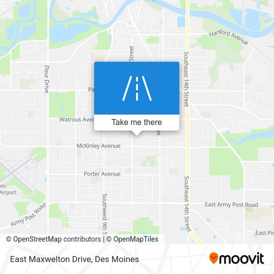 East Maxwelton Drive map