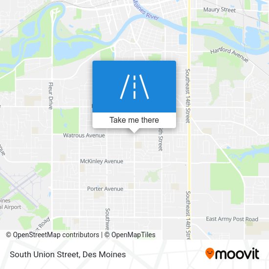 South Union Street map