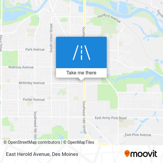 East Herold Avenue map