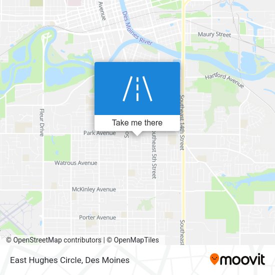 East Hughes Circle map