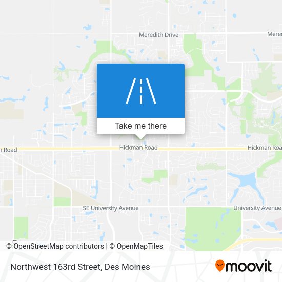 Mapa de Northwest 163rd Street