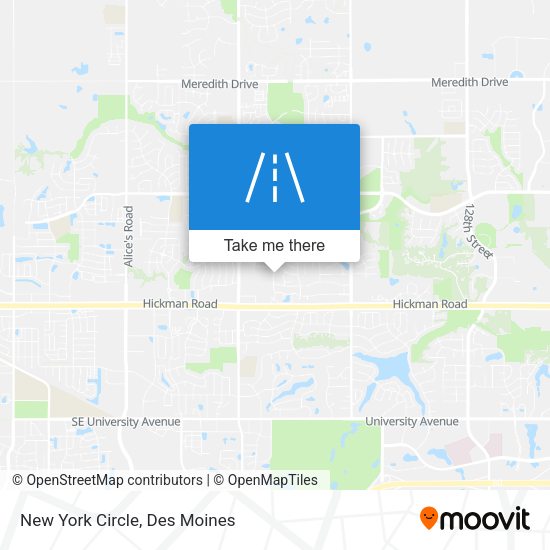 New York Circle map