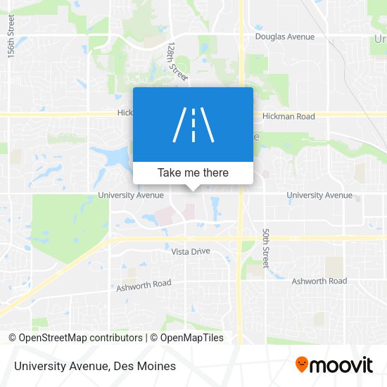 University Avenue map