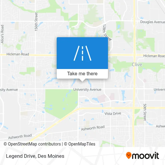 Legend Drive map