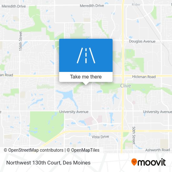 Northwest 130th Court map