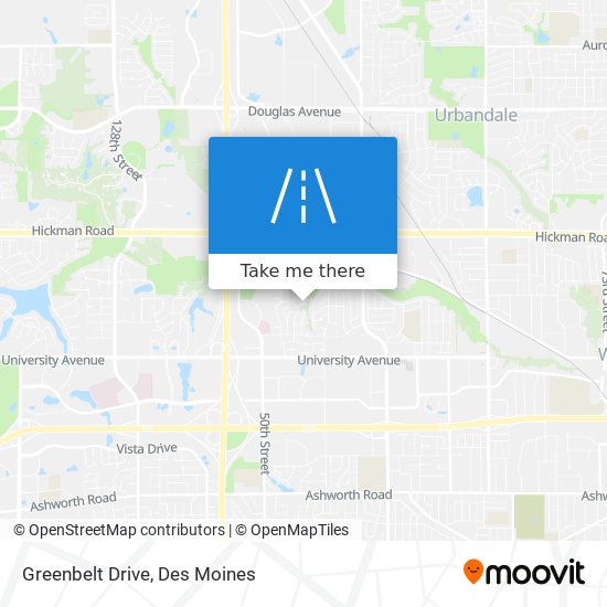 Greenbelt Drive map