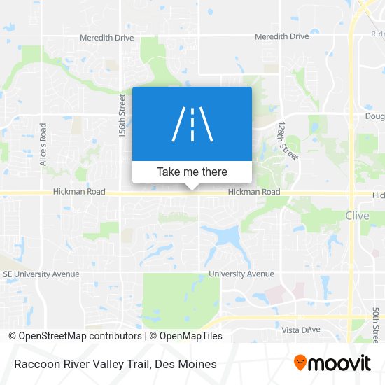 Raccoon River Valley Trail map