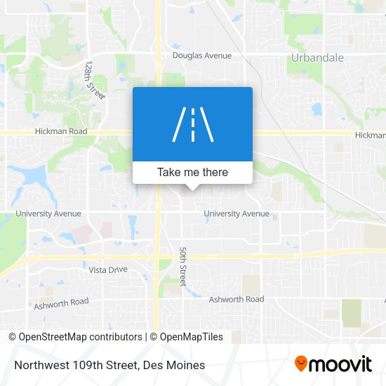 Northwest 109th Street map