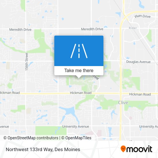 Northwest 133rd Way map