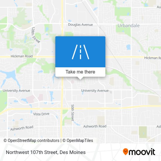 Northwest 107th Street map