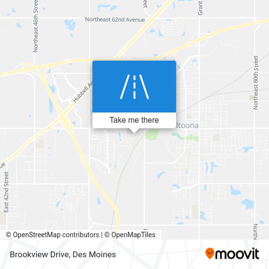 Brookview Drive map