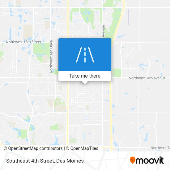 Mapa de Southeast 4th Street