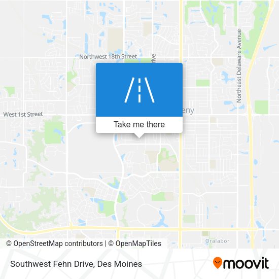 Mapa de Southwest Fehn Drive