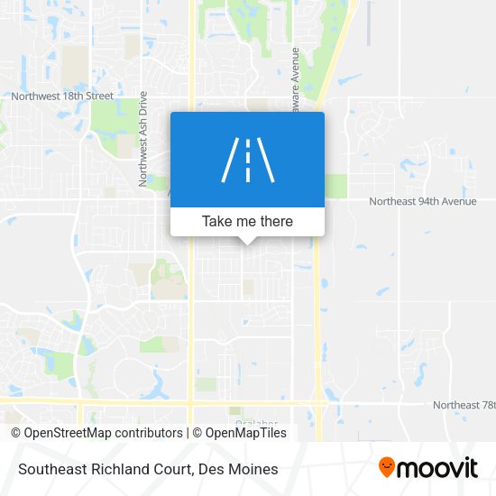 Mapa de Southeast Richland Court