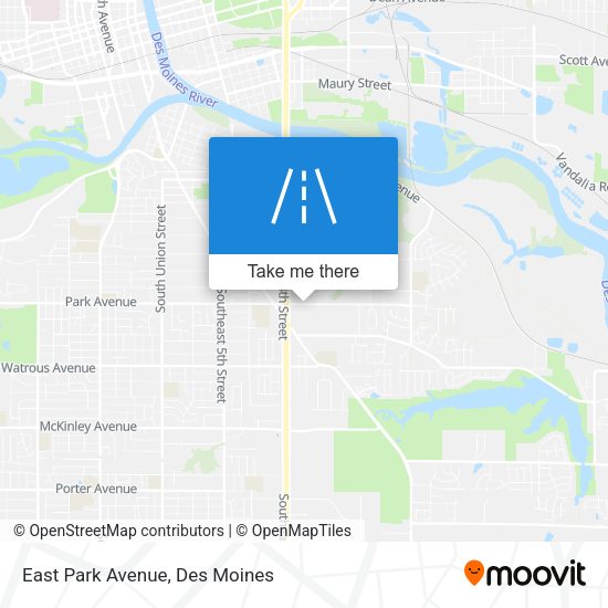 East Park Avenue map