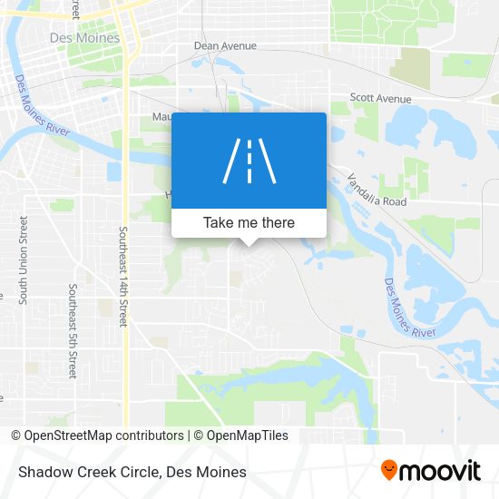 Mapa de Shadow Creek Circle