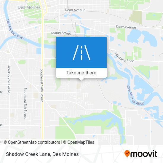 Shadow Creek Lane map