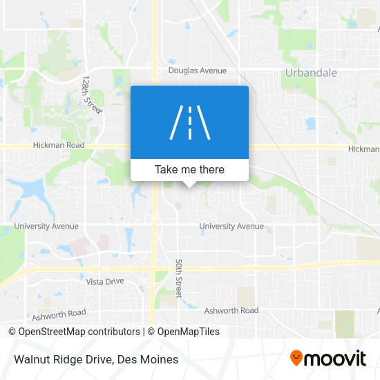 Walnut Ridge Drive map