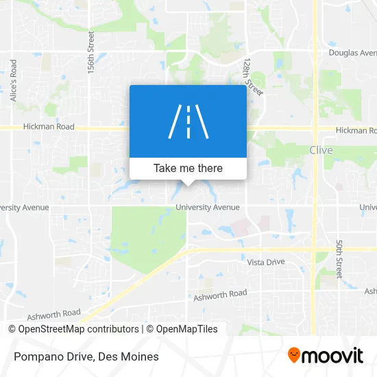 Pompano Drive map