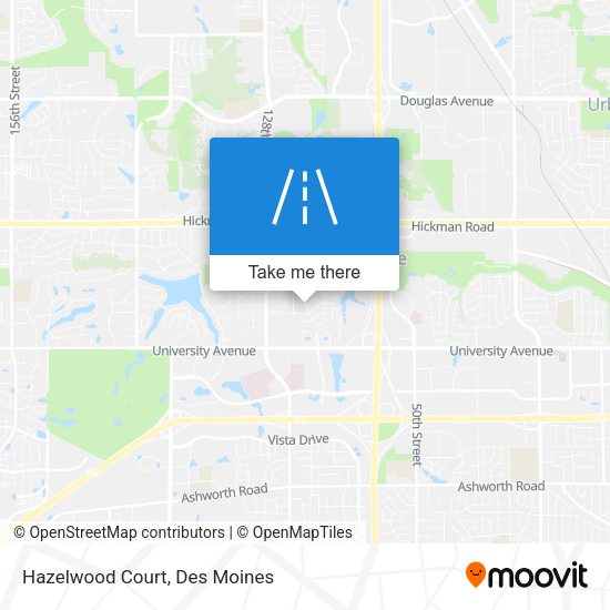 Hazelwood Court map