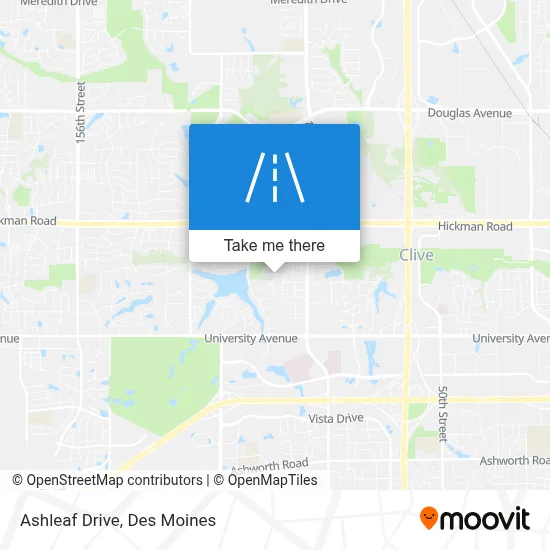 Ashleaf Drive map
