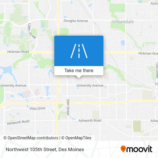 Mapa de Northwest 105th Street