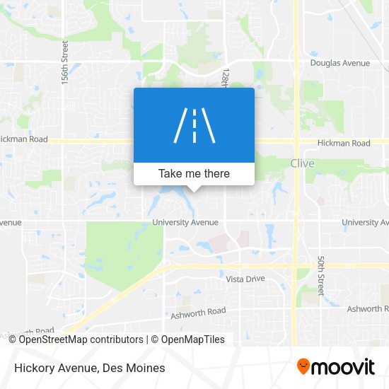 Hickory Avenue map