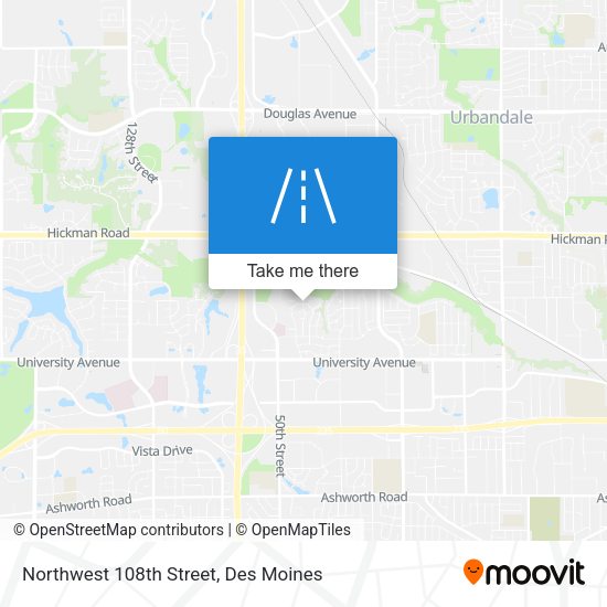 Northwest 108th Street map