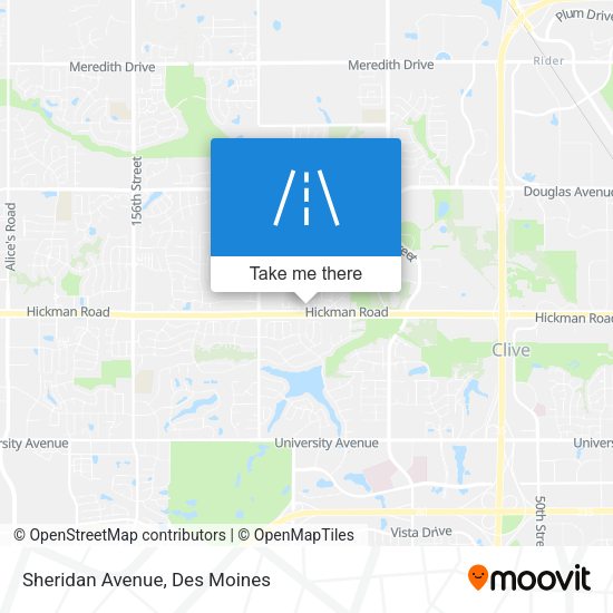Mapa de Sheridan Avenue