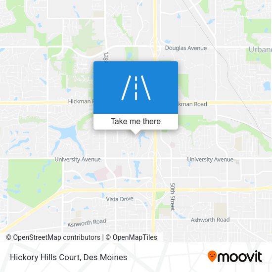 Mapa de Hickory Hills Court