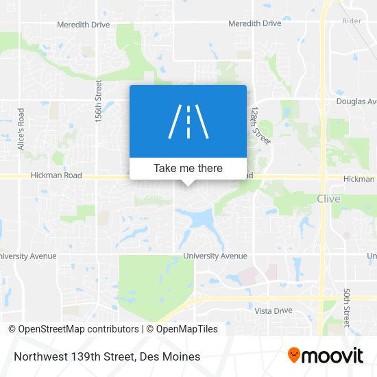 Northwest 139th Street map