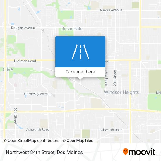 Mapa de Northwest 84th Street