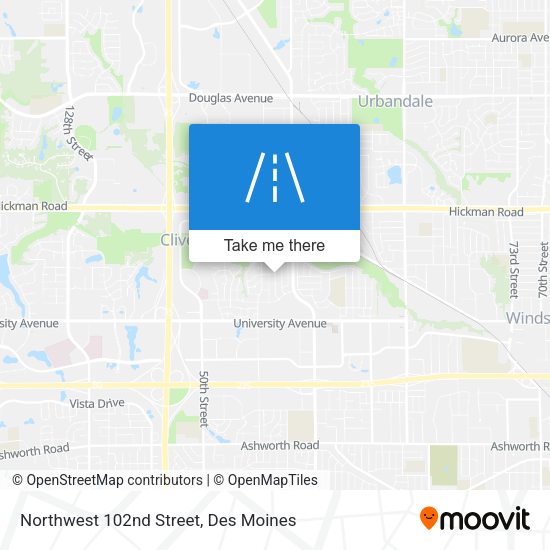Mapa de Northwest 102nd Street