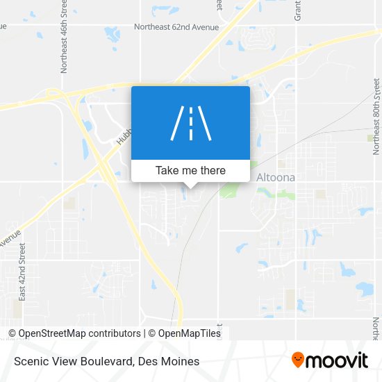 Scenic View Boulevard map