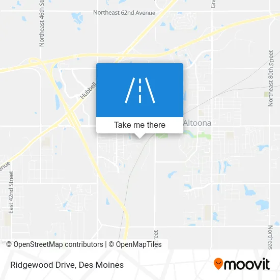 Ridgewood Drive map