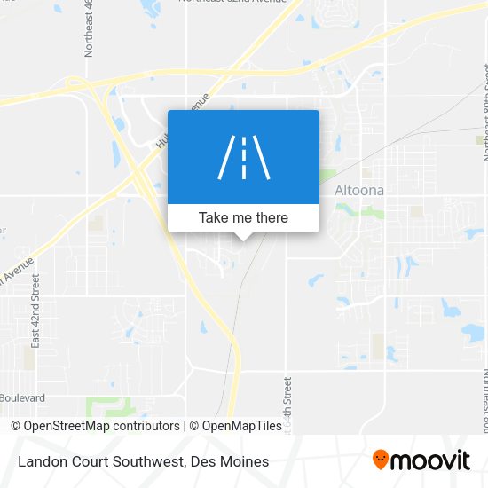 Landon Court Southwest map