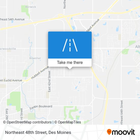 Mapa de Northeast 48th Street