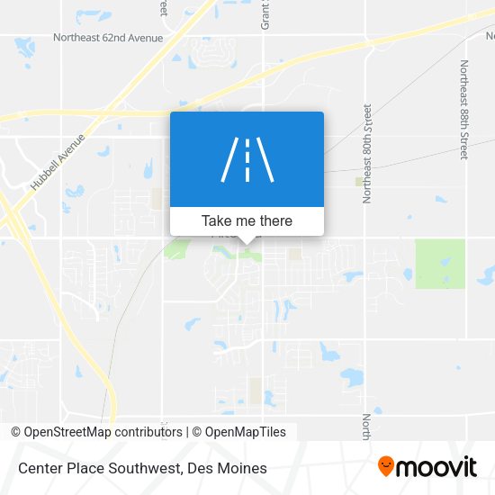 Center Place Southwest map