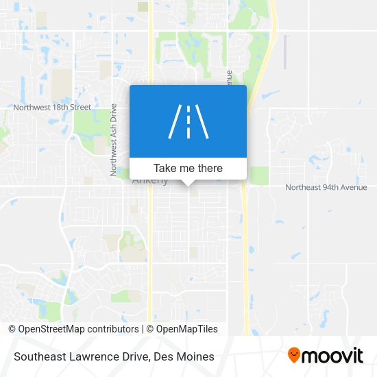 Southeast Lawrence Drive map