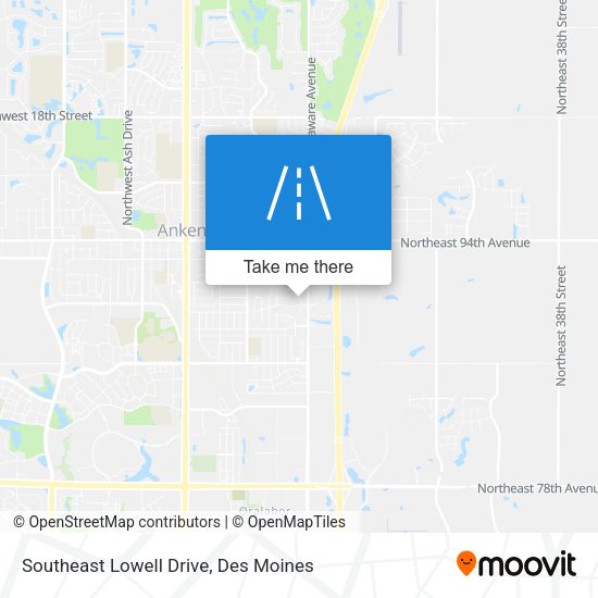 Southeast Lowell Drive map
