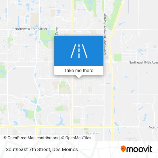 Mapa de Southeast 7th Street