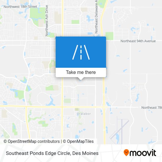 Southeast Ponds Edge Circle map