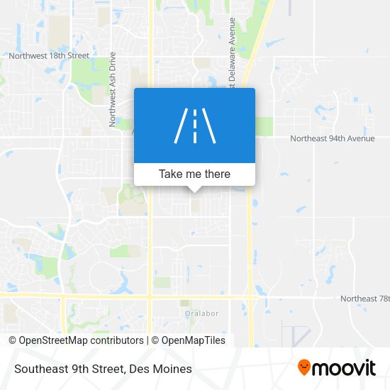 Mapa de Southeast 9th Street