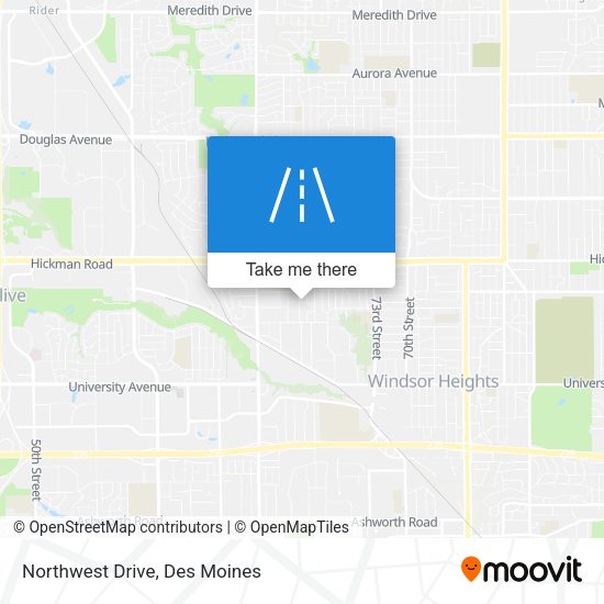 Northwest Drive map