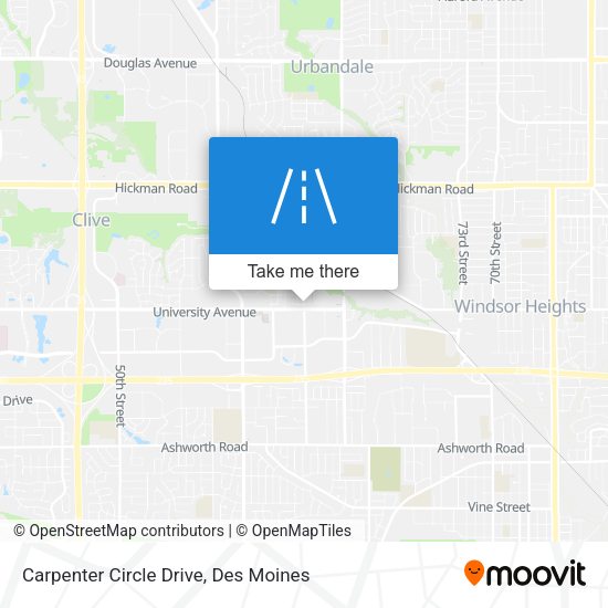 Mapa de Carpenter Circle Drive