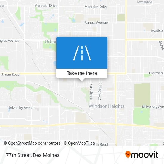 Mapa de 77th Street