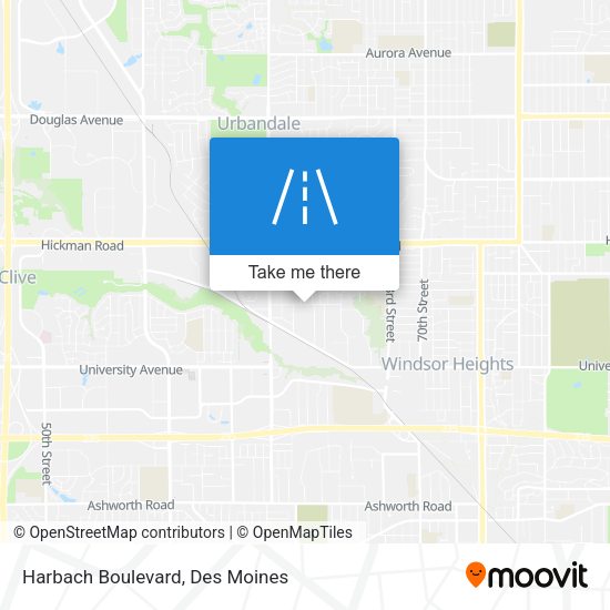 Mapa de Harbach Boulevard