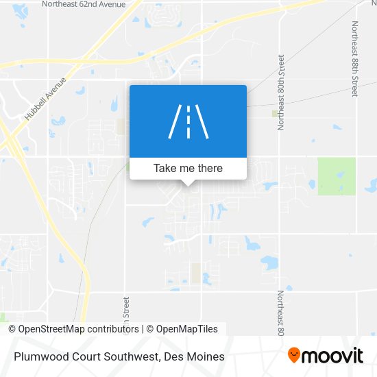 Plumwood Court Southwest map