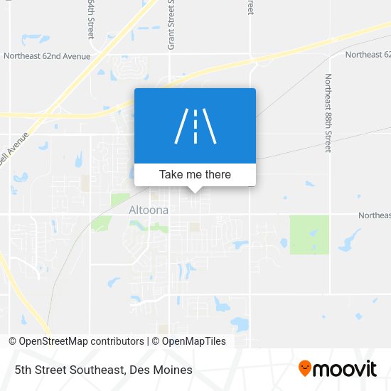 Mapa de 5th Street Southeast